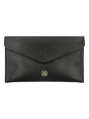 DIRAN vegan leather envelope bag - Black