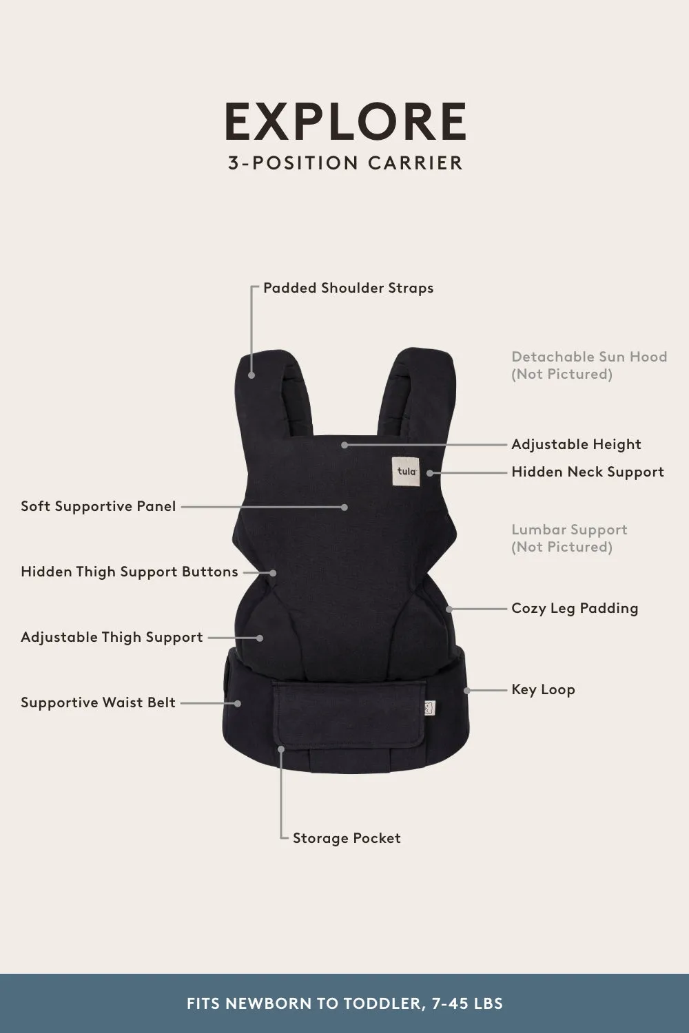 Discover - Cotton Explore Baby Carrier
