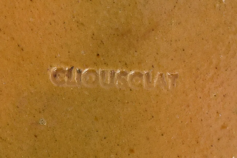 Early 20th century tart presentation platter - Cliousclat 11¾"
