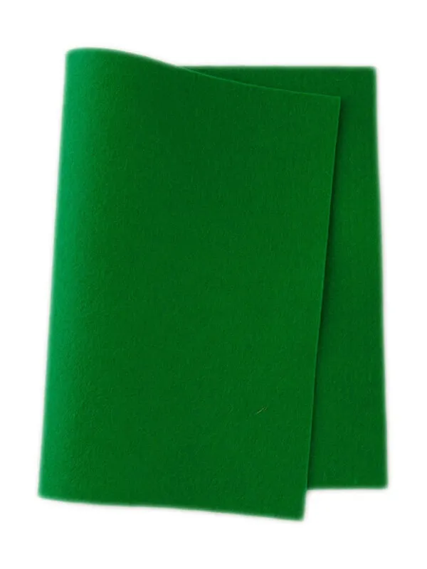 Felt ~ 100% Wool ~ 1-1.2mm thick ~ Tennis Lawn ~ Colour 545