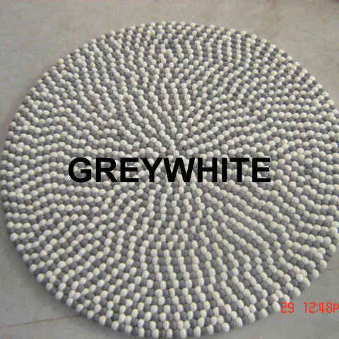 Felt Ball Rug Samples