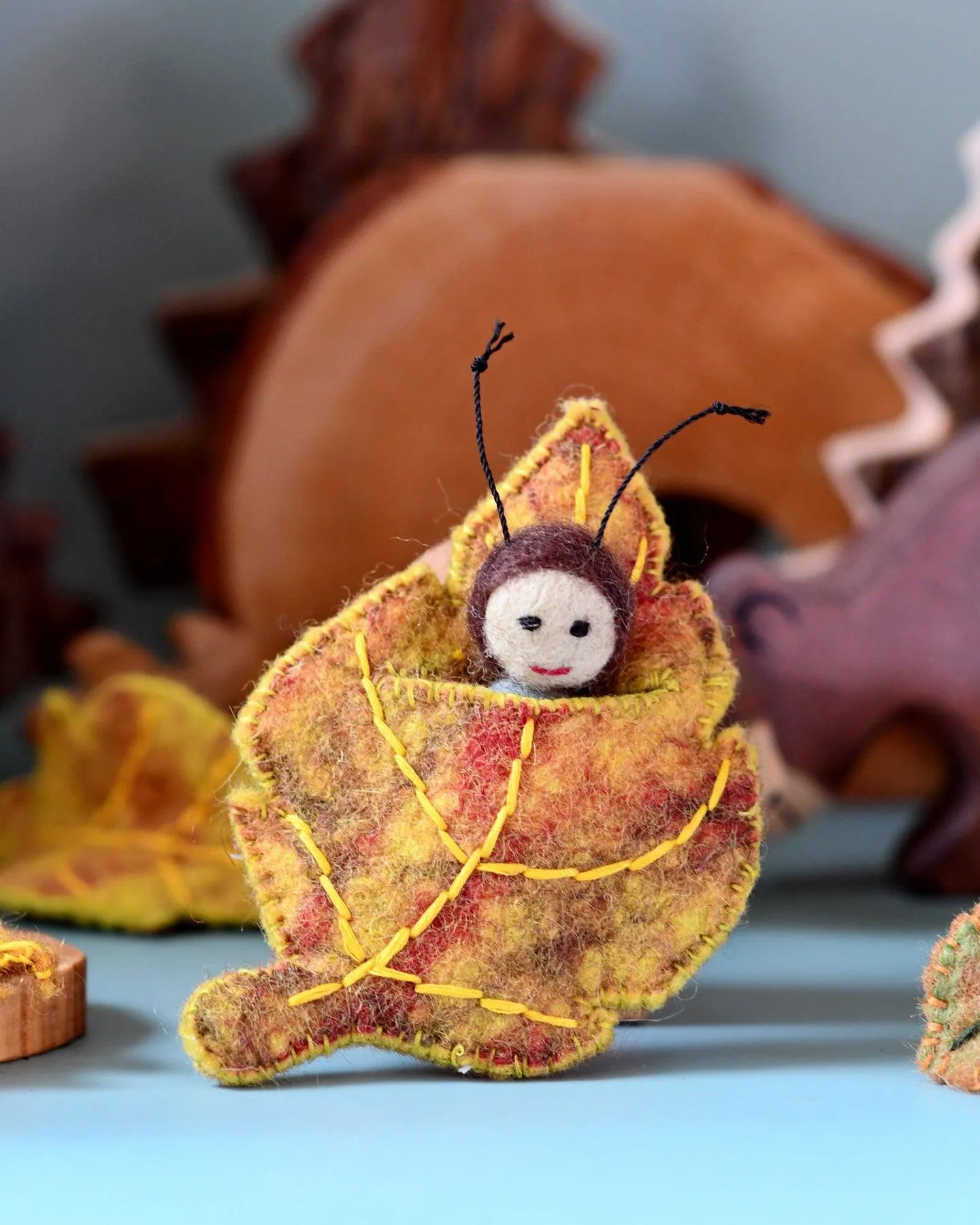 Felt Birch Leaf Baby