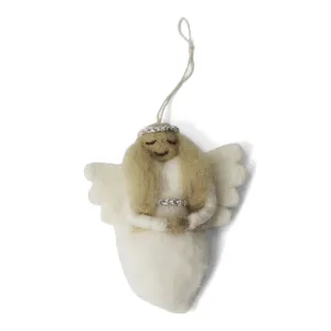 Felt Christmas Tree Decoration - Angel (Gloria)