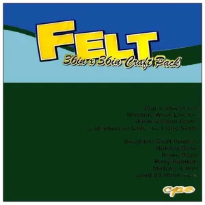 Felt Craft Pack 36in x 36in Kelly