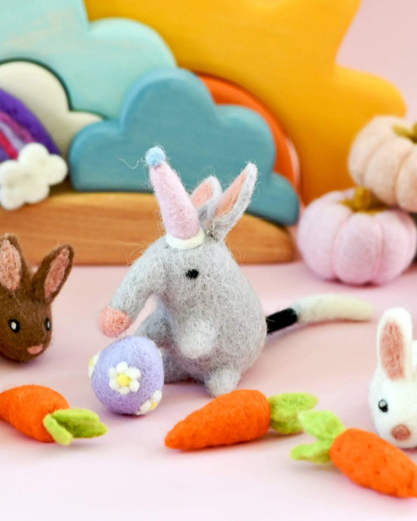 Felt Easter Party Bilby Toy
