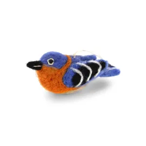 Felt Eastern Bluebird Ornament