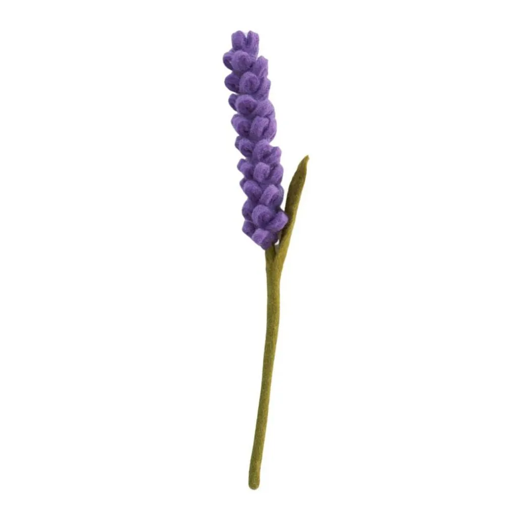 Felt Flower Stem - Lavender