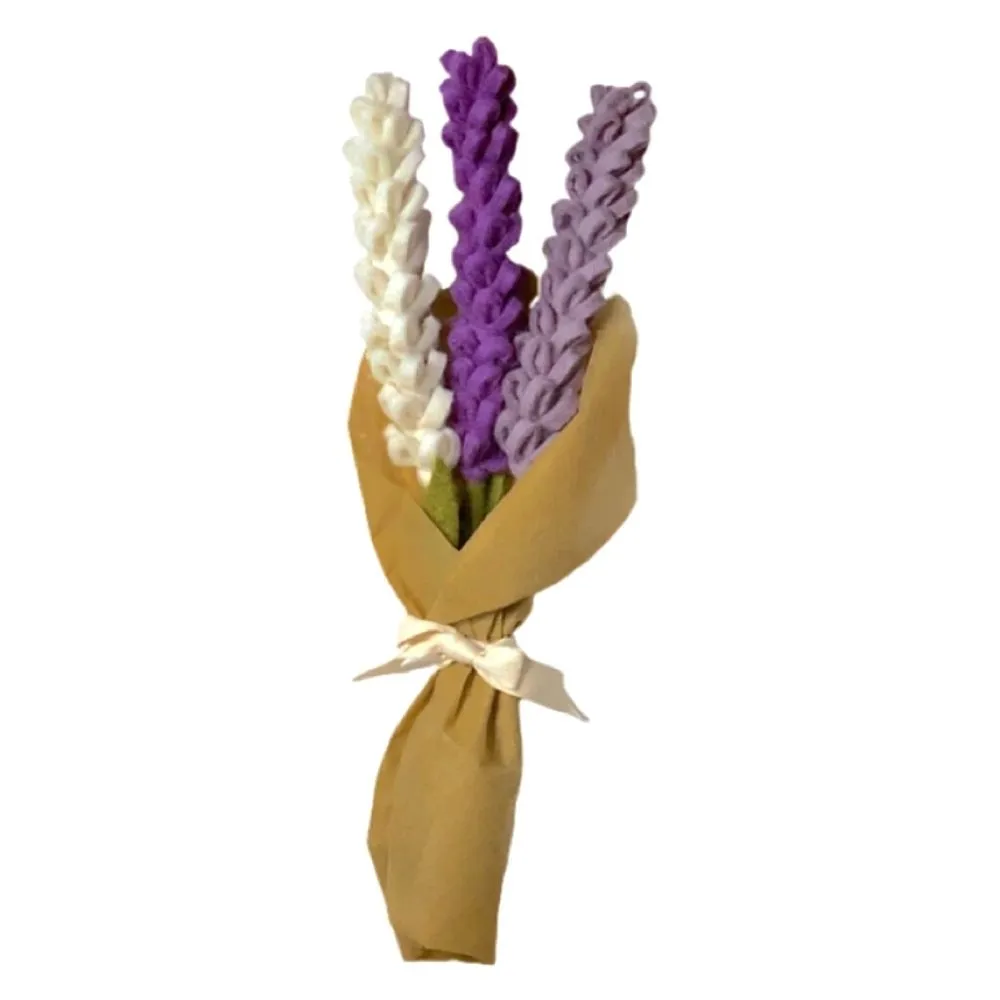 Felt Flower Stem - Lavender
