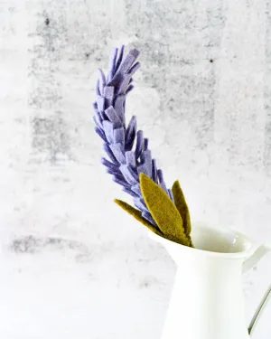 Felt Lavender Flower - Lavender Blue