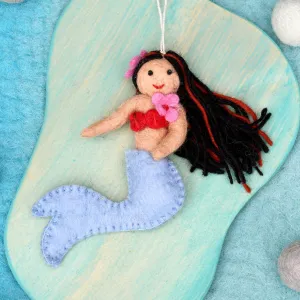 Felt Little Mermaid Hanging - Lavender Tail