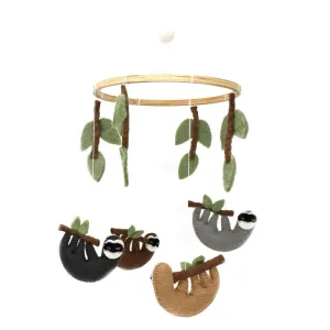 Felt Nursery Mobile - Sloths