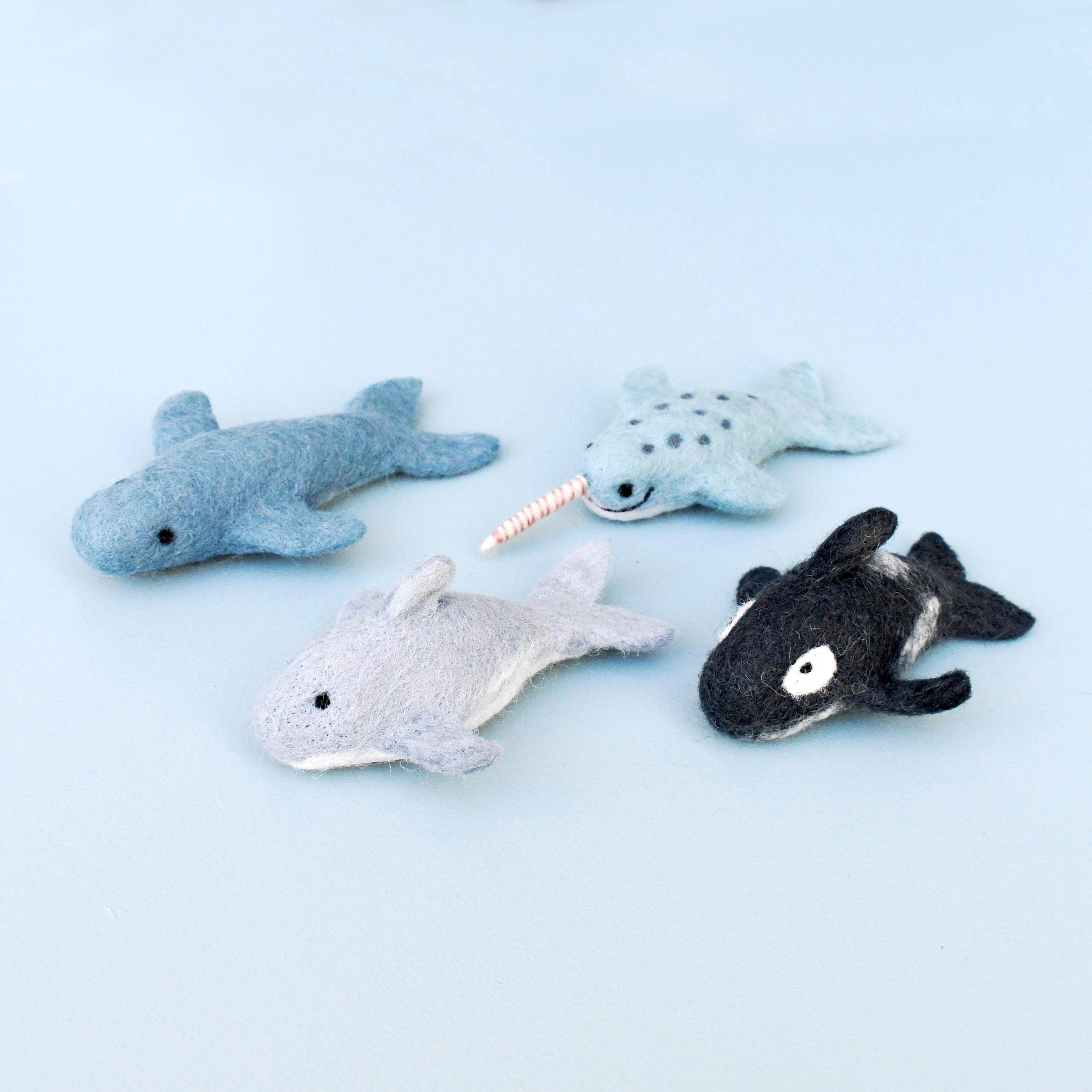 Felt Orca Killer Whale Toy