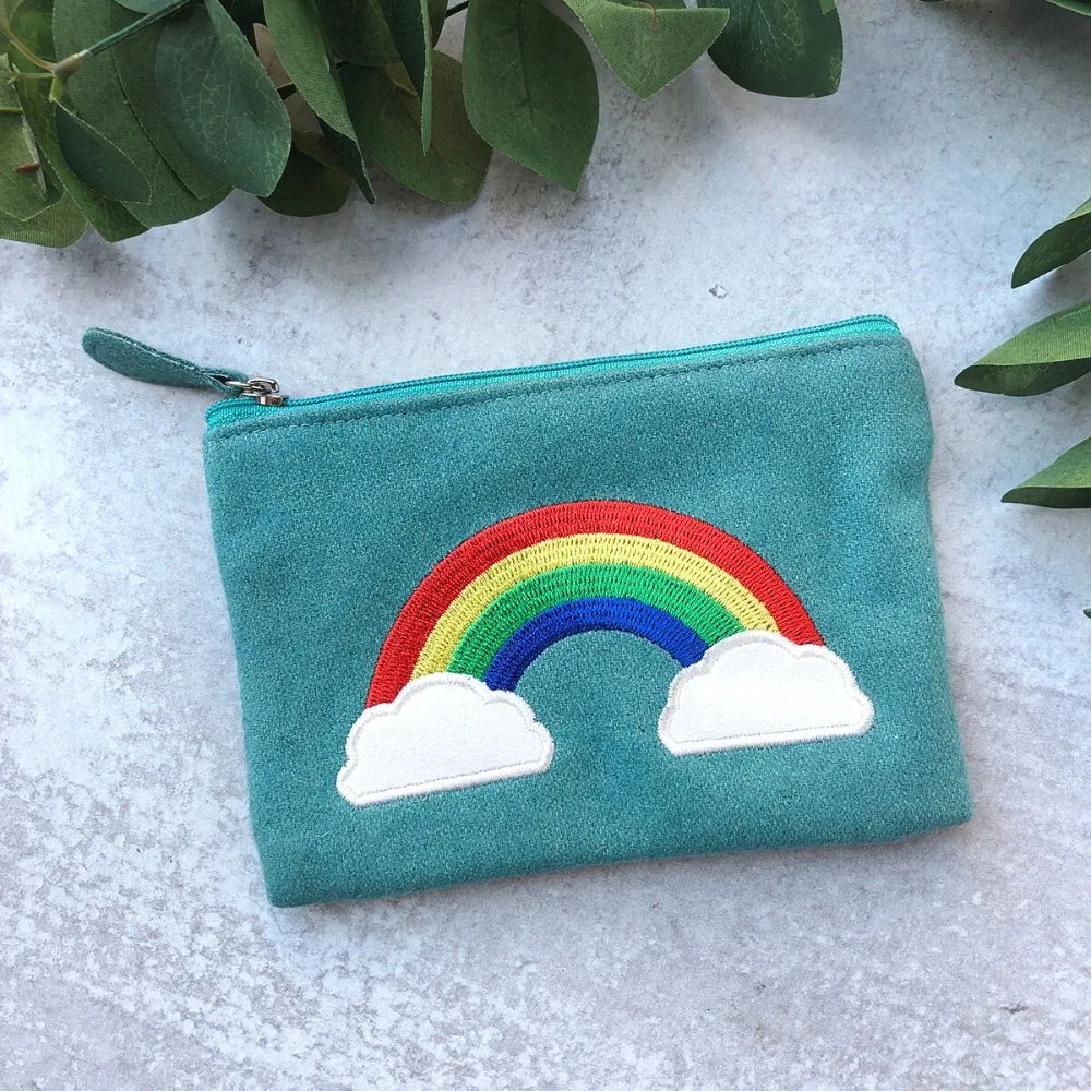 Felt Rainbow Coin Purse