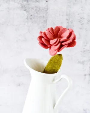 Felt Zinnia Flower