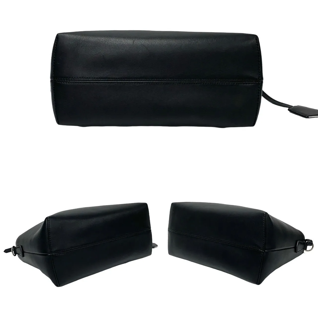 FENDI Shoulder Bag leather black By the way medium