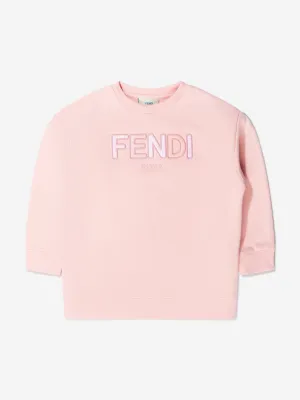 Fendi Unisex Cotton Logo Sweat Top