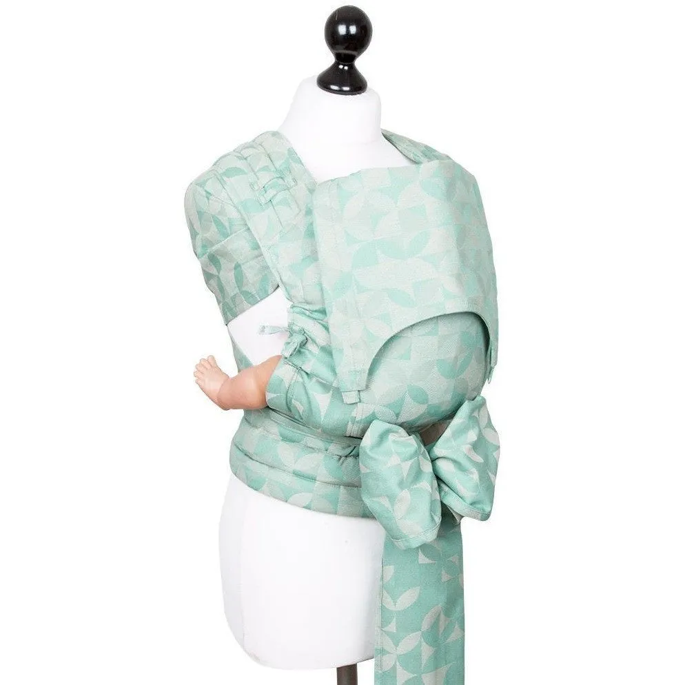 Fidella Fly Tai - MeiTai babycarrier Kaleidoscope Mint (Baby Size - From Birth) Limited Edition