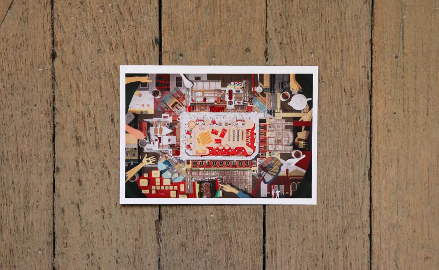 Fitzroy Food Institute A6 Postcard