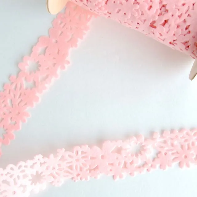 Floral Felt Ribbon
