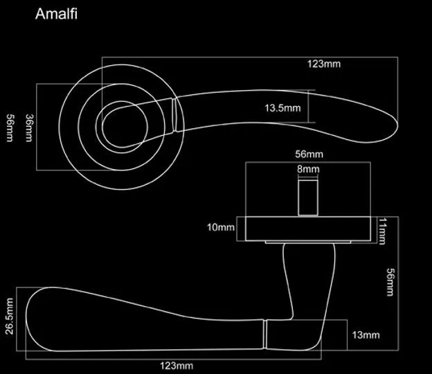Fortessa Amalfi Lever on Rose