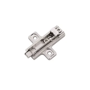 Frameless 0mm Polished Nickel Hinge Mounting Plate
