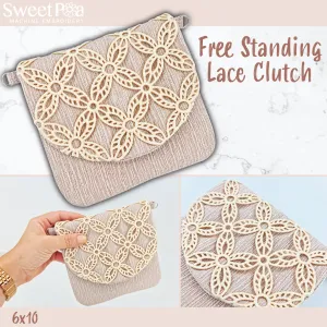 Free Standing Lace Clutch