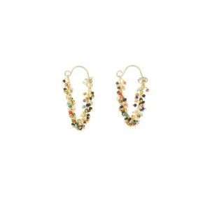 Fringe Hoop Earrings
