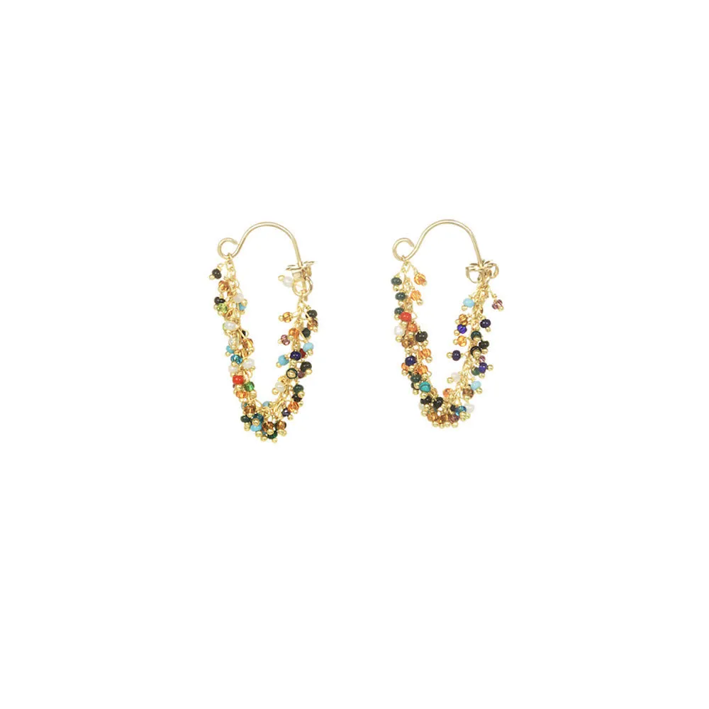 Fringe Hoop Earrings