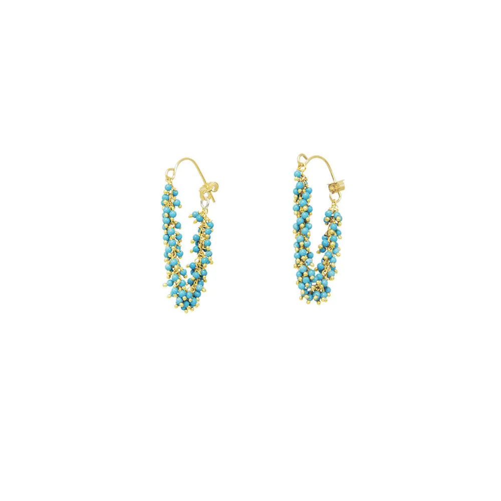 Fringe Hoop Earrings
