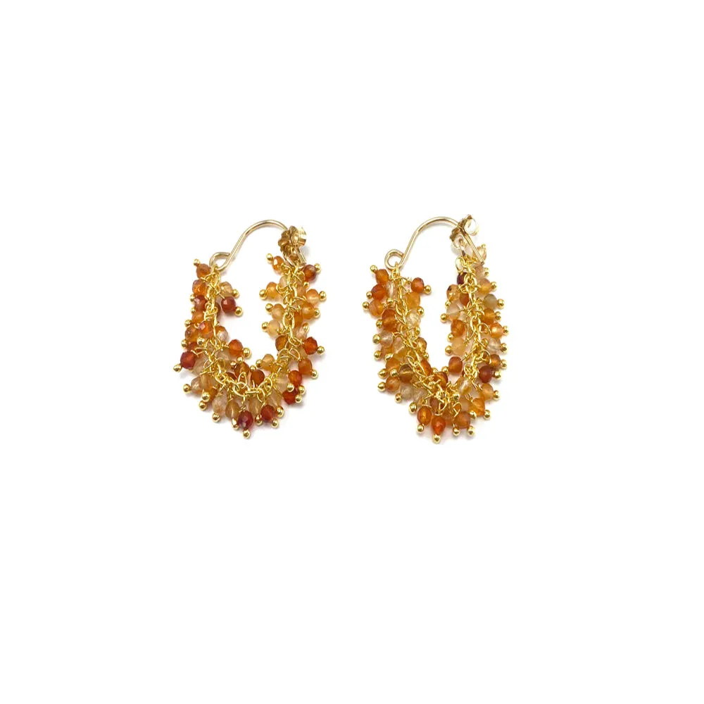 Fringe Hoop Earrings