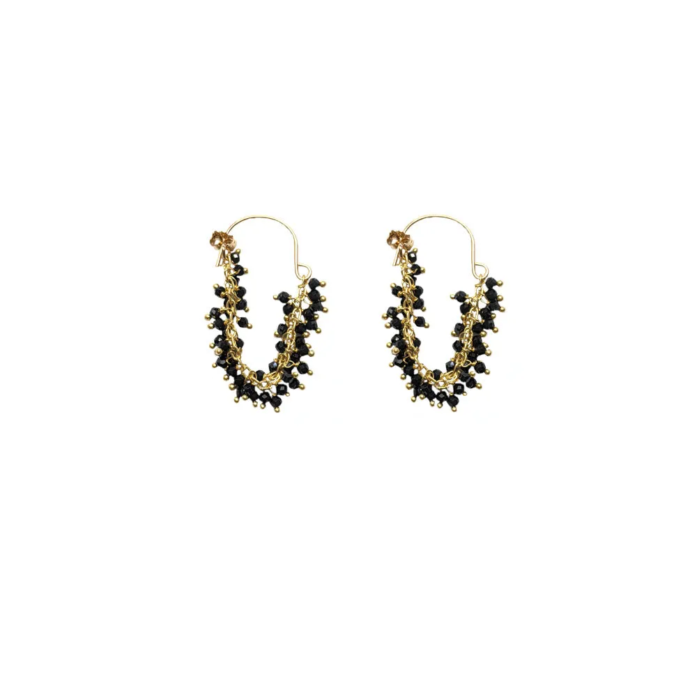 Fringe Hoop Earrings