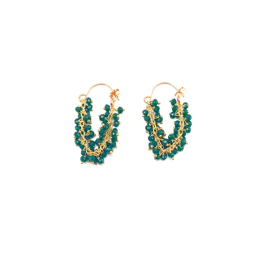 Fringe Hoop Earrings