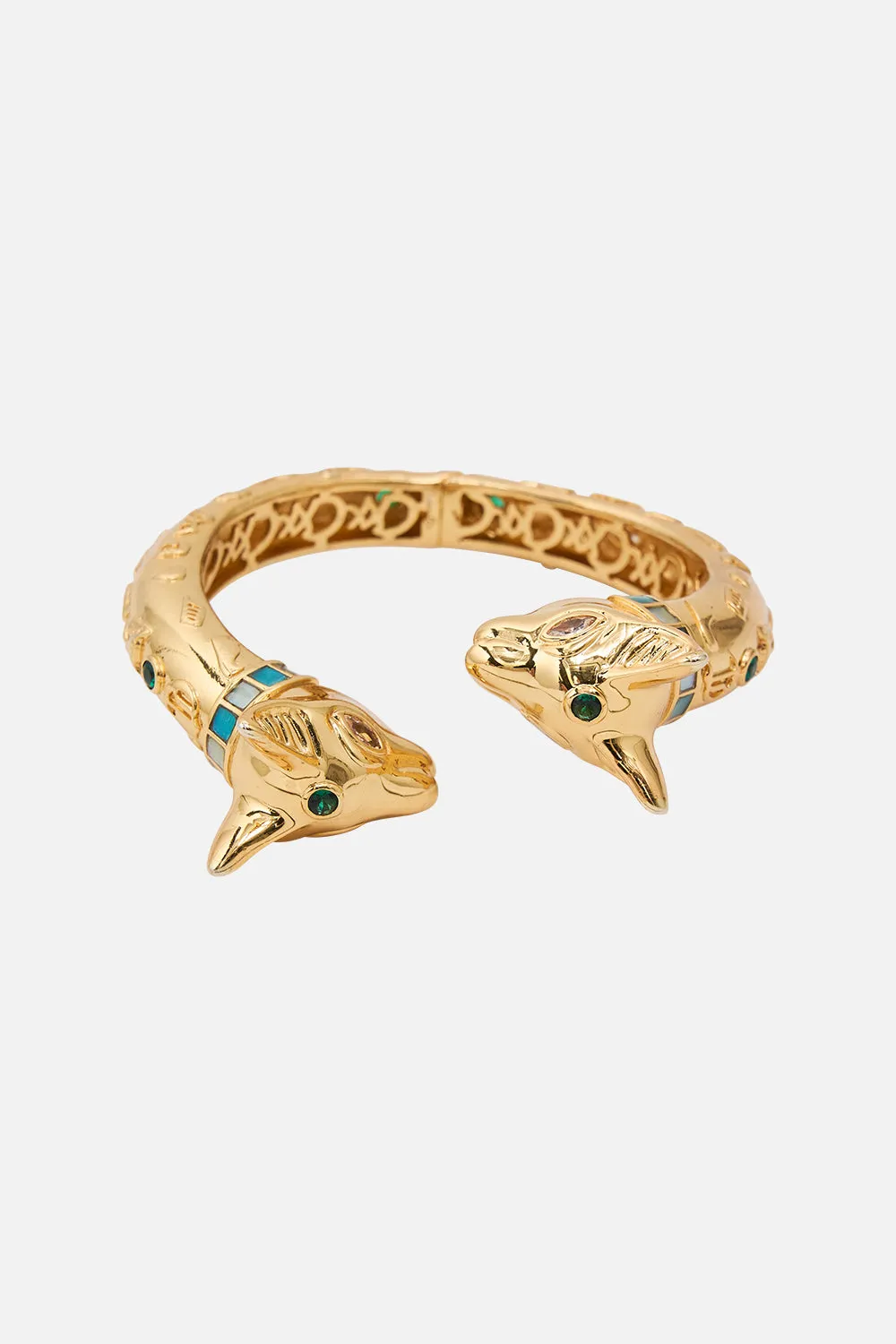GLOBAL NOMAD BASTET BANGLE GOLD