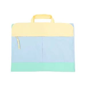 Graham Garment Bag - Buckhead Blue, Sea Island Seafoam, and Lake Worth Yellow