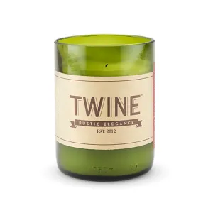 Grapevine - Upcycled Wine Bottle Unscented Candle by Twine