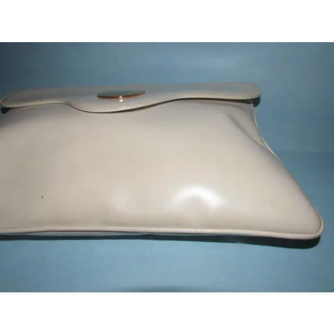 Gucci Envelope Top Stone Colored Leather Clutch