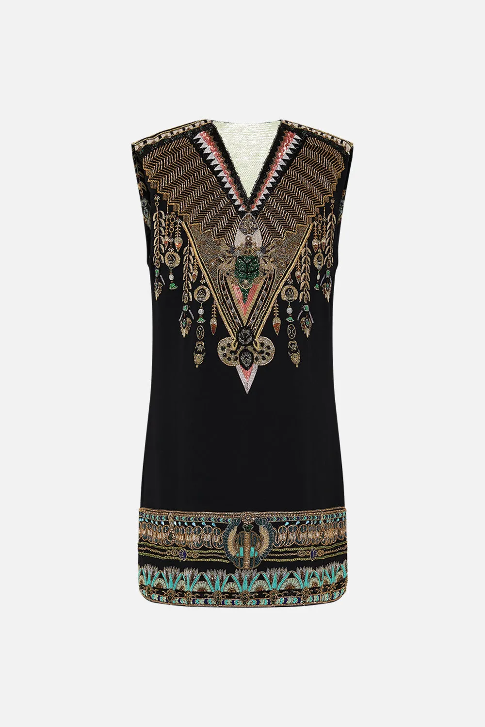 HAND EMBELLISHED SHIFT DRESS THEY CALLED HER NEFERTARI