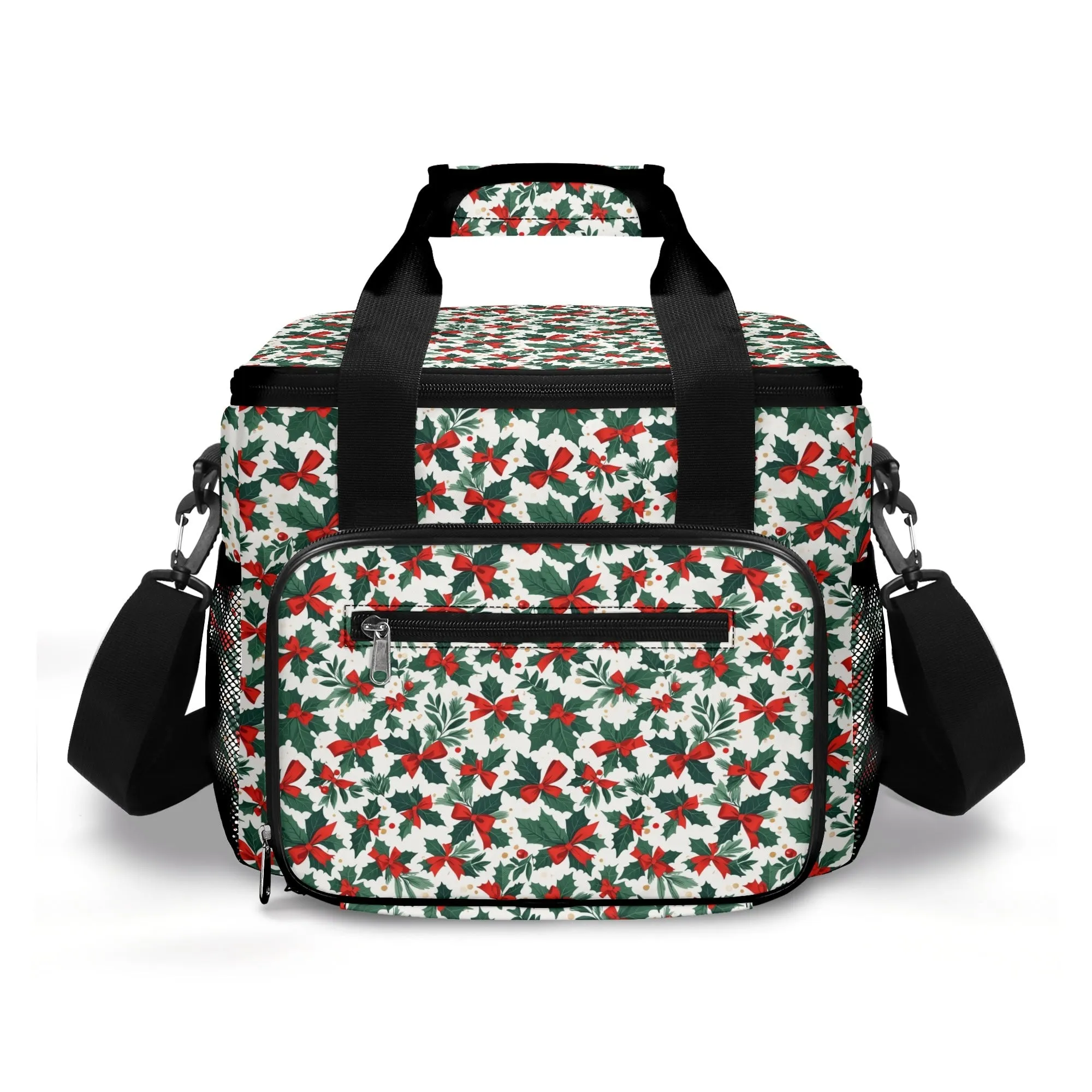 Holly Bow Insulated Leakproof Cooler Bag Lunch Box
