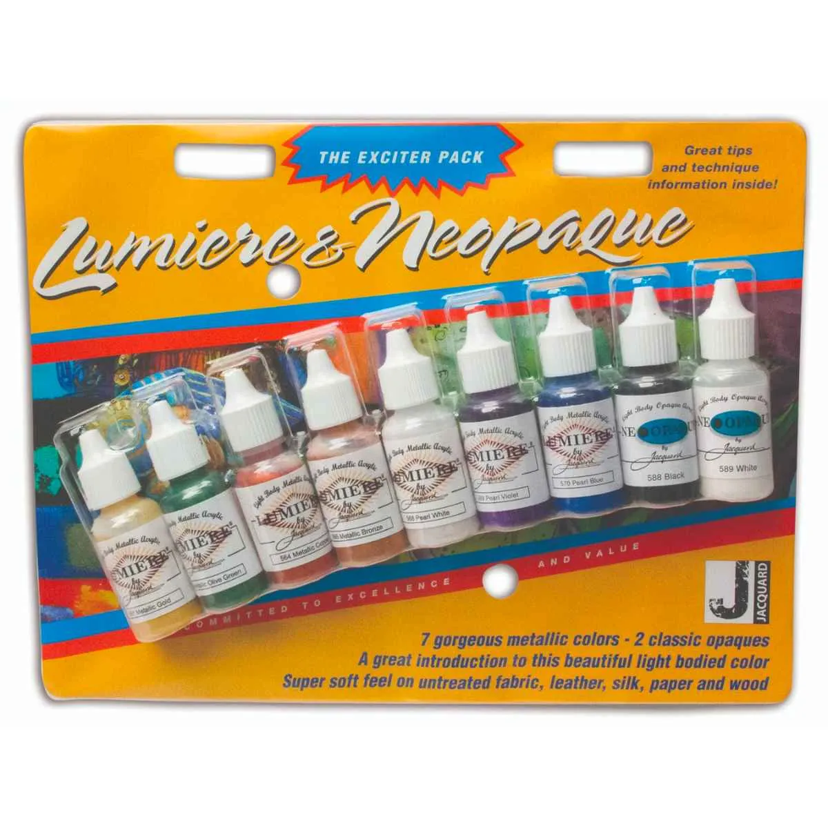Jacquard Exciter Pack Lumeire And Neopaque 9pk