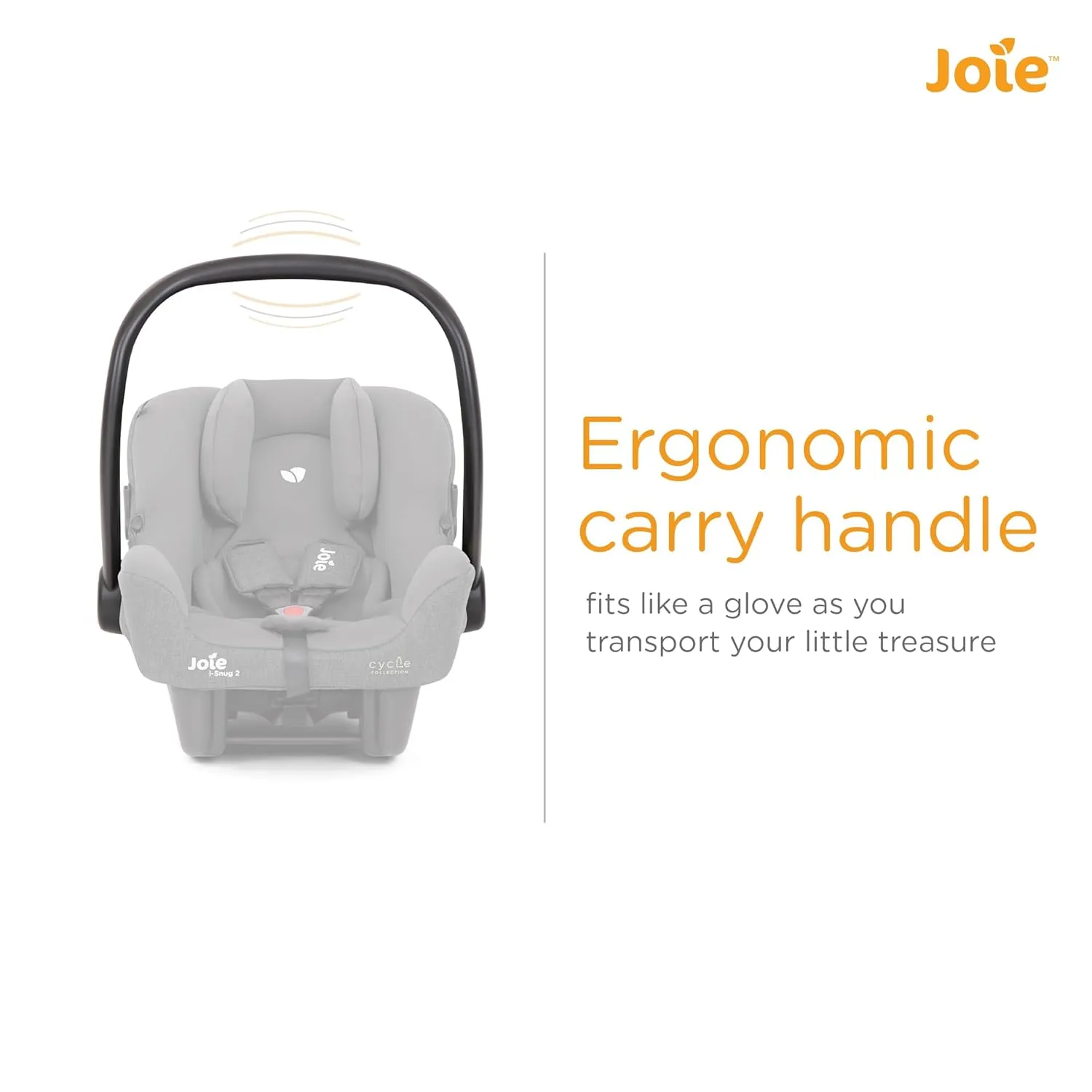 Joie Infant Carrier I-Snug™ 2 Shell Grey Birth  to 13 Kg