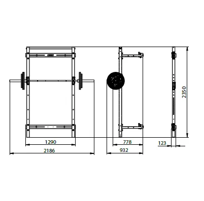 JORDAN Folding Multi-Use Gym Rack