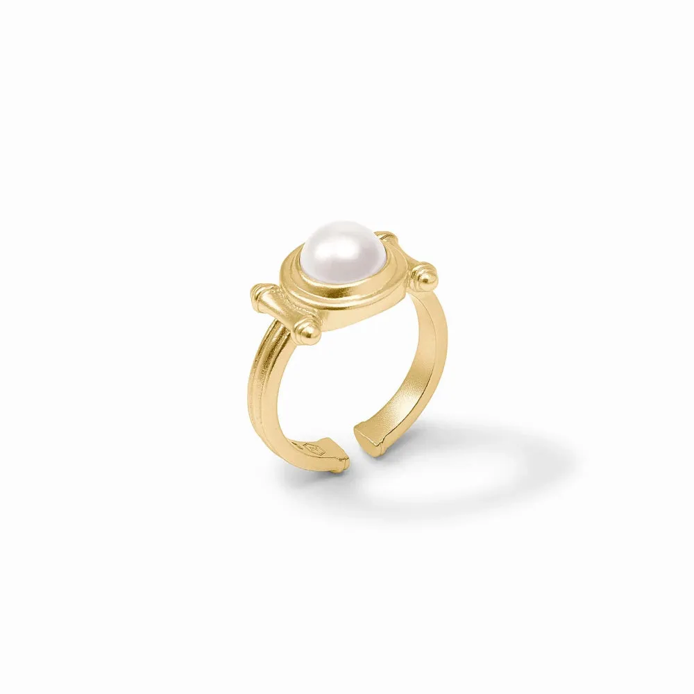 Julie Vos Bamboo Stone Ring
