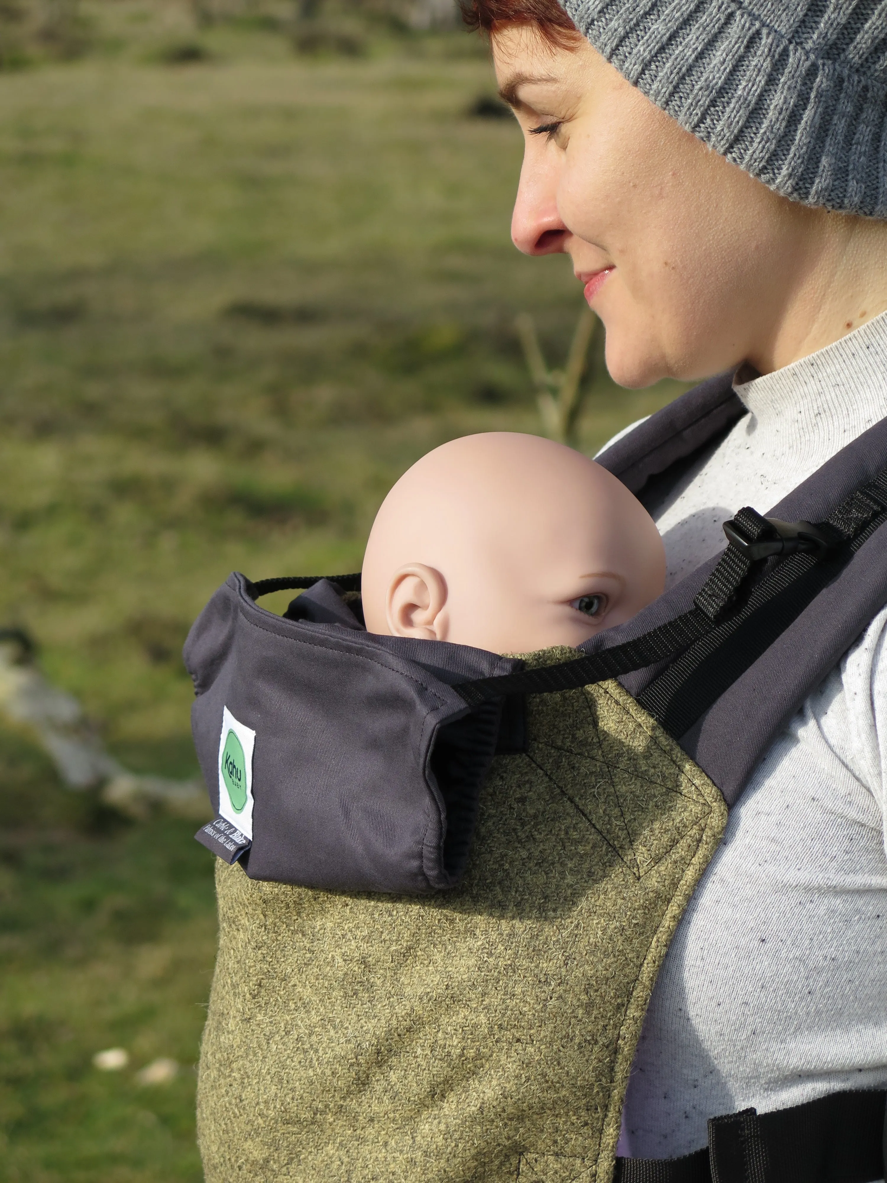 KahuBaby Carrier - Herdwick Tweed, Dobgill Crag