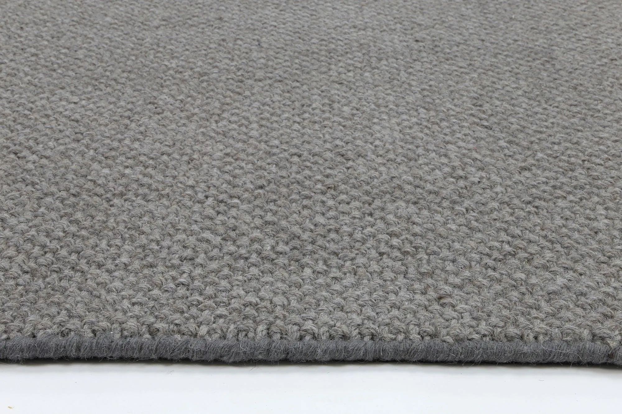 Kanarra Grey Wool Rug 240x330 cm