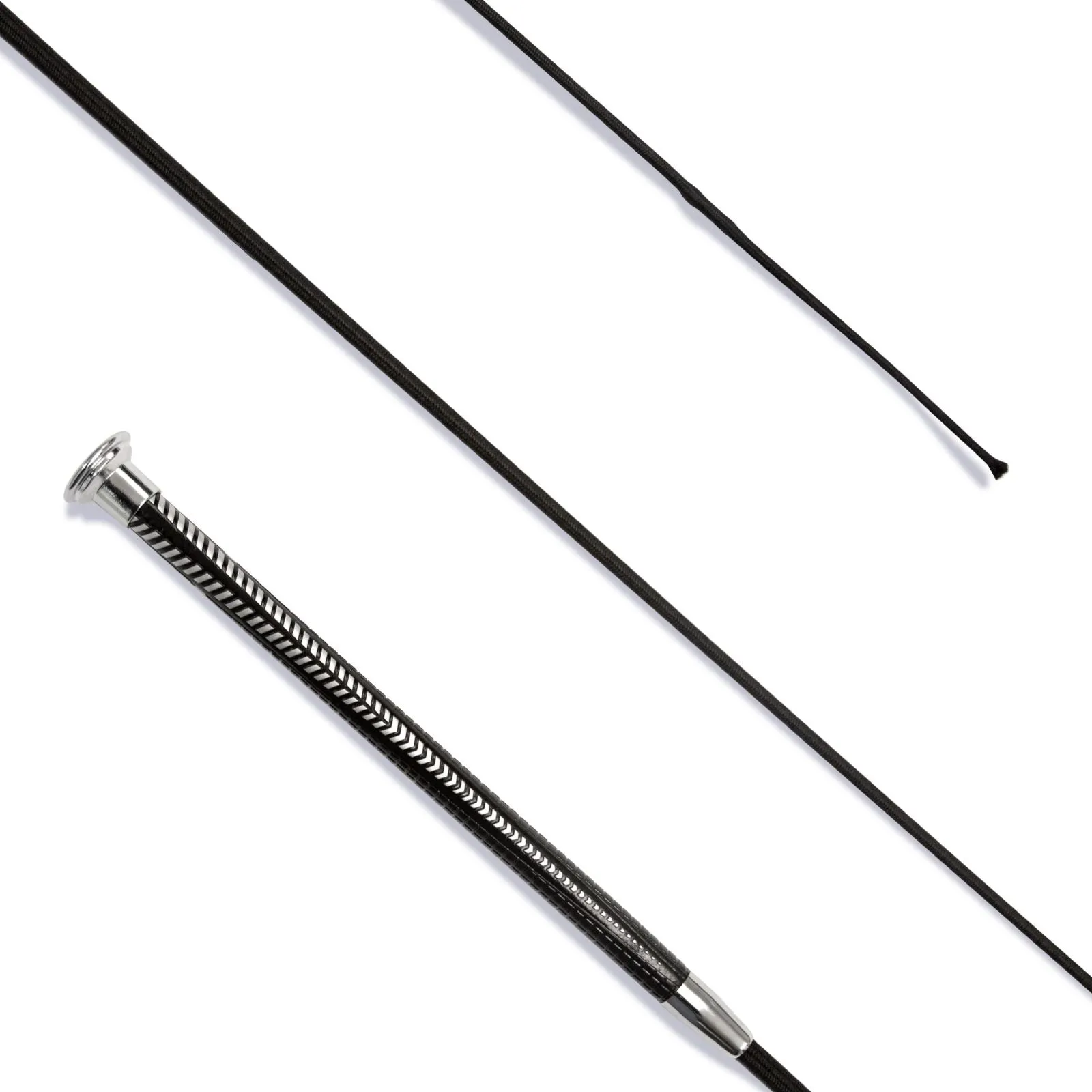 KM Elite Ultimate Balanced Dressage Whip 100cm Plus 10cm Popper