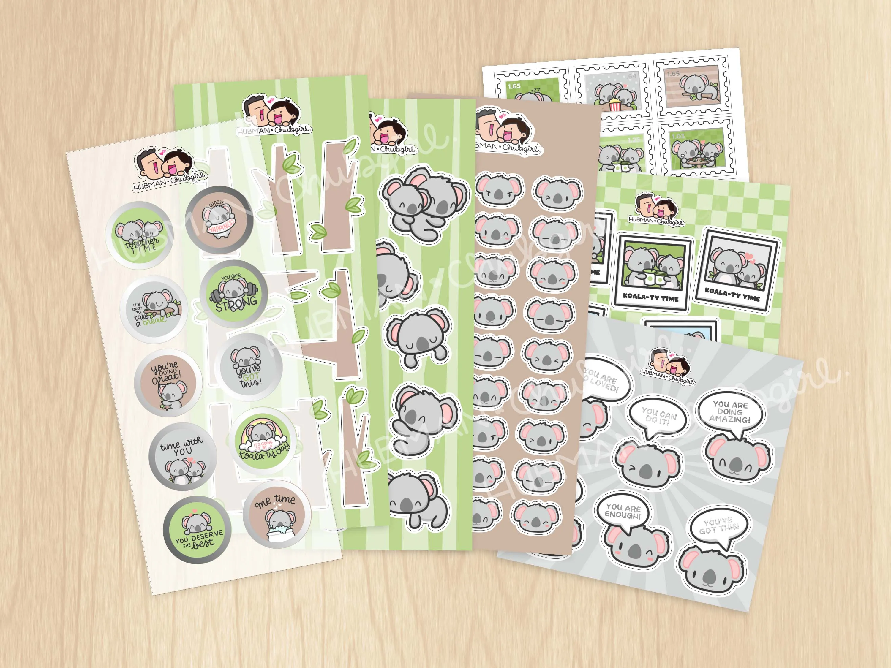 Koala-ty time Variety Sticker Pack