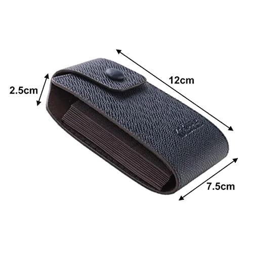 Kuber Industries Card Holder Wallet for Men Women|Debit Credit Card Holder|Wallet for Id, Visiting Card, Buisness Card|Button Closure|Blue (Pack of 5)