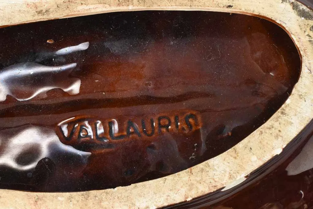 Large fish shaped bowl / salad bowl - Vallauris 17¾"