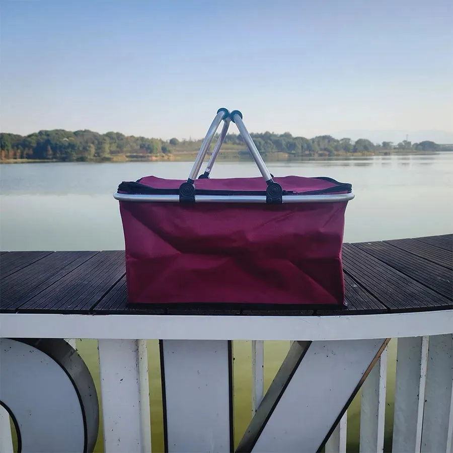 Large Folding Picnic Cooler Bag