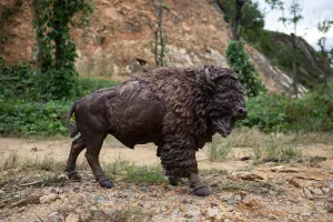 Large Size Bison Ornament